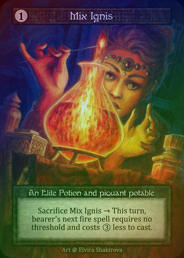 【FOIL】[Artifact] Mix Ignis [beta-Elite]